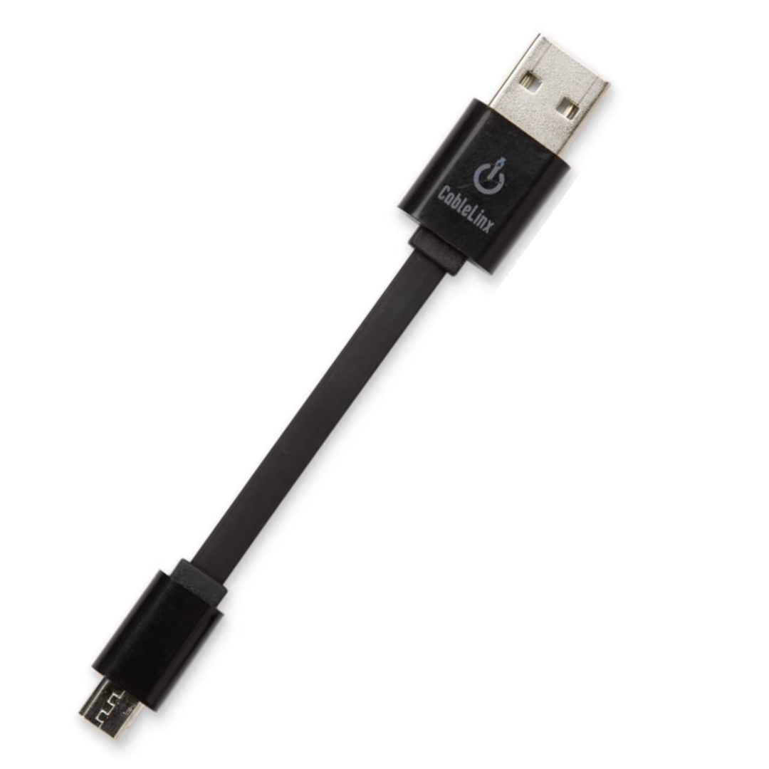 Short micro hot sale usb cable